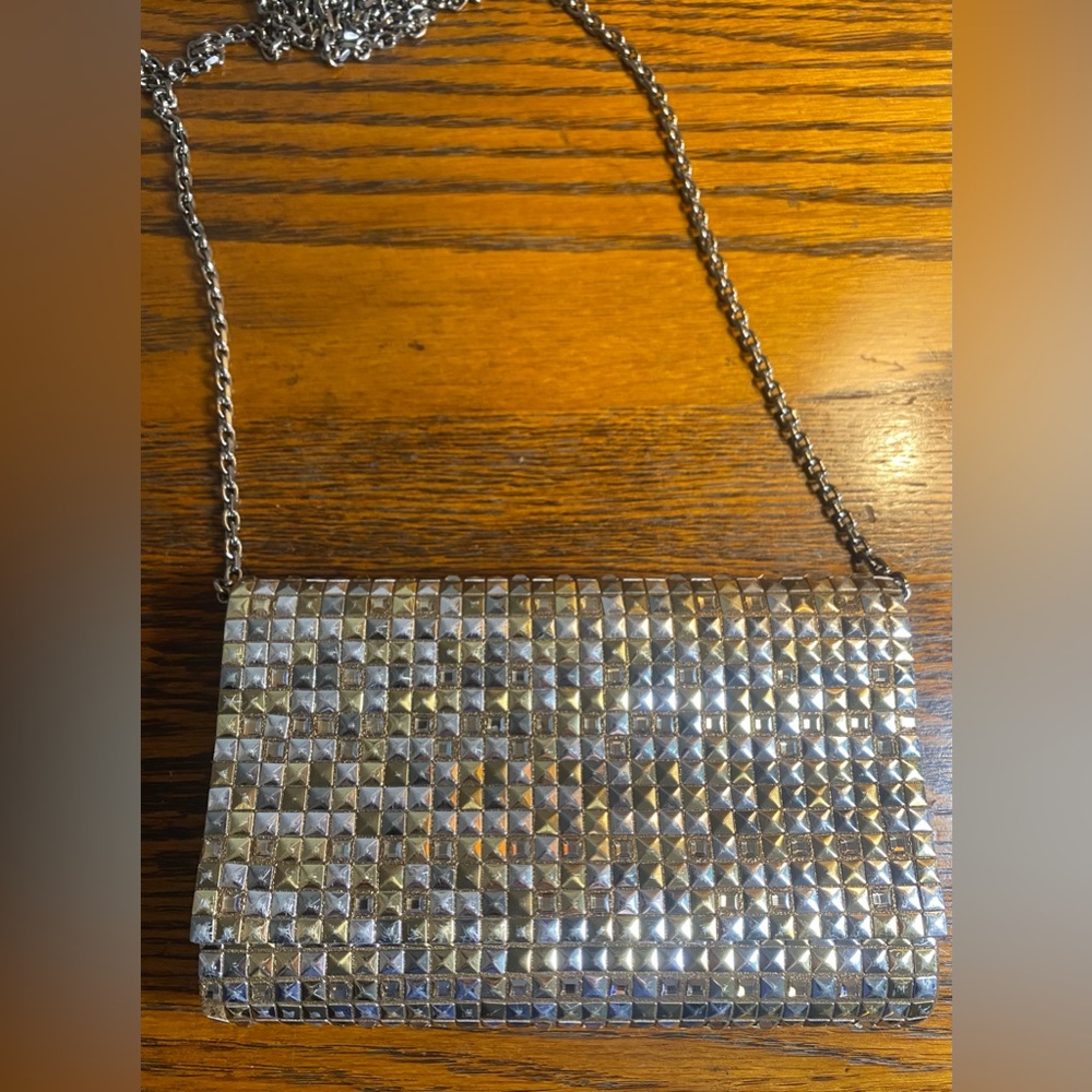 Judith Leiber Fizzy Studded Envelope Clutch